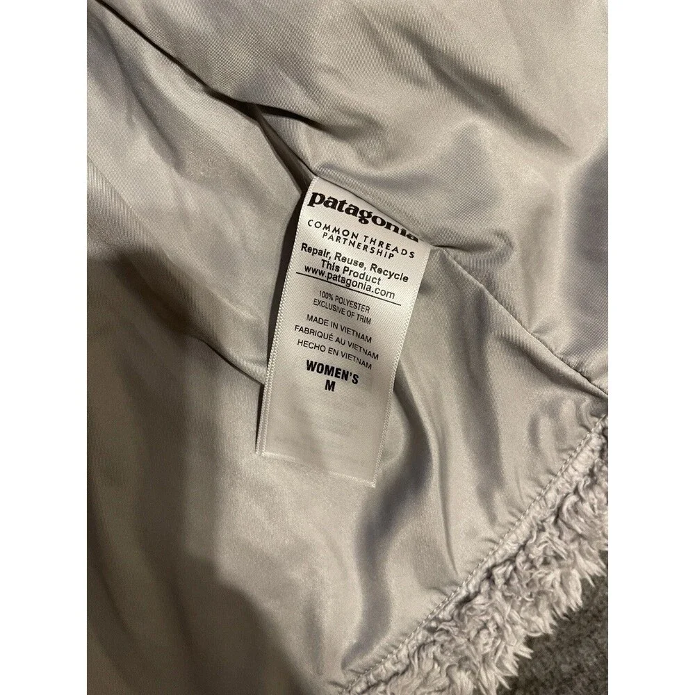 Patagonia Los Gatos Vest Womens Medium Gray Zip Up Pockets Outdoors Branded